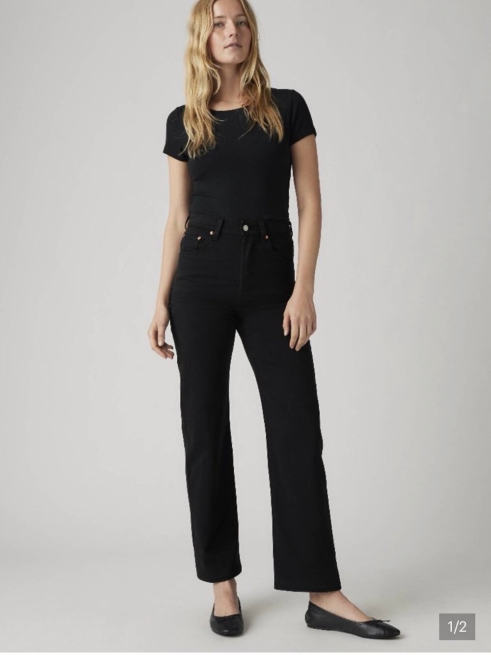 Levi Ribcage Ankle Jeans
